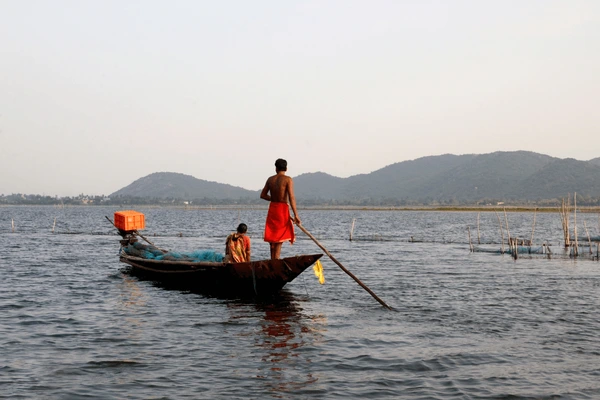 Fishning chilika lake