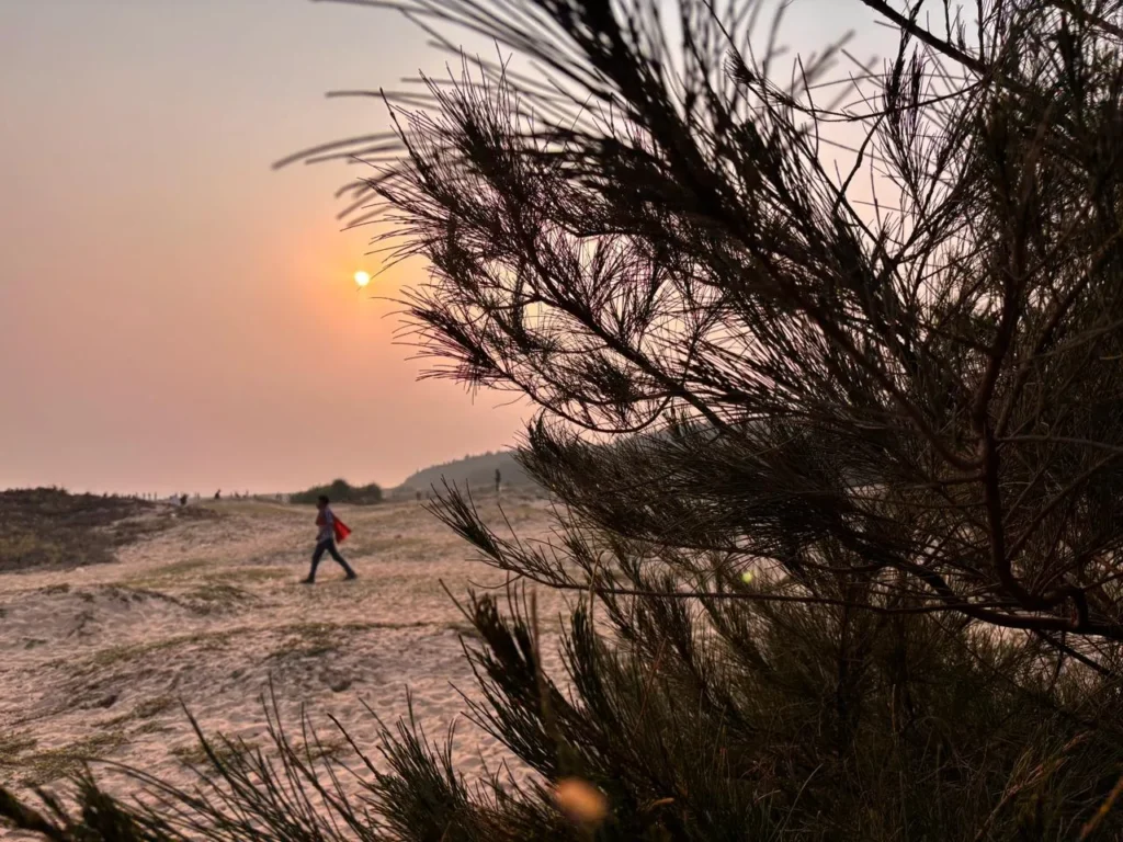 Sunset pir jahania beach