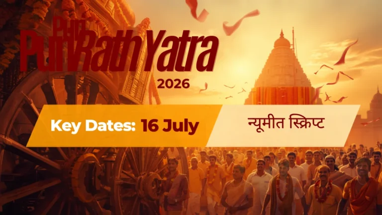 Puri Rath Yatra 2026 Key Dates: 16 July Full Schedule