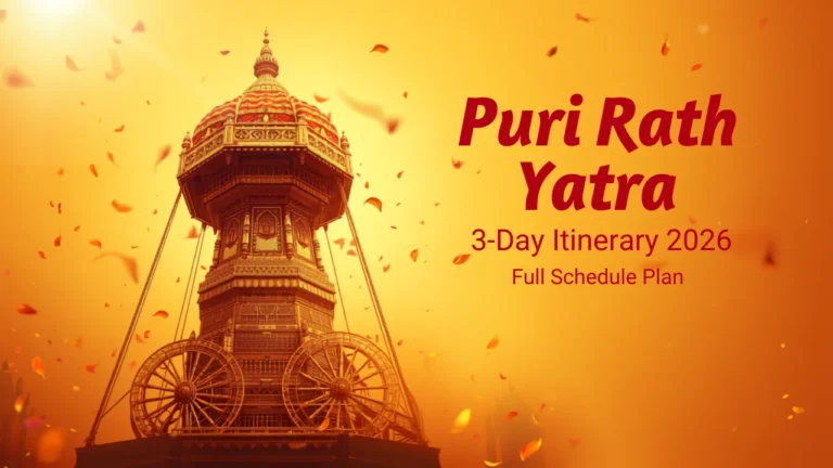 Puri Rath Yatra 3-Day Itinerary 2026: Full Schedule Plan