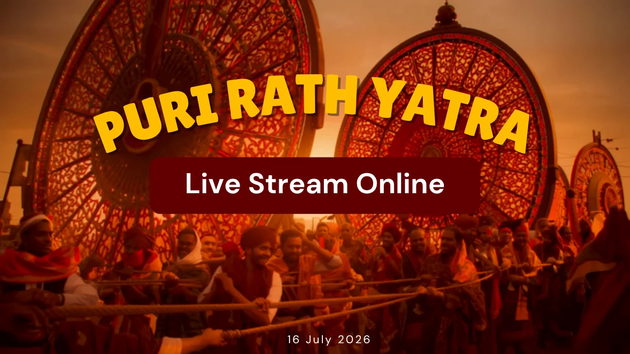 Watch Puri Rath Yatra Live Stream Online: 16 July 2026