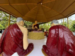 Meeting of Buddhist monks