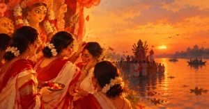 Durga puja wish in Bengali
