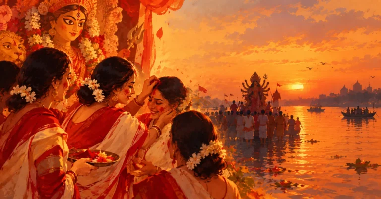 Durga puja wish in Bengali