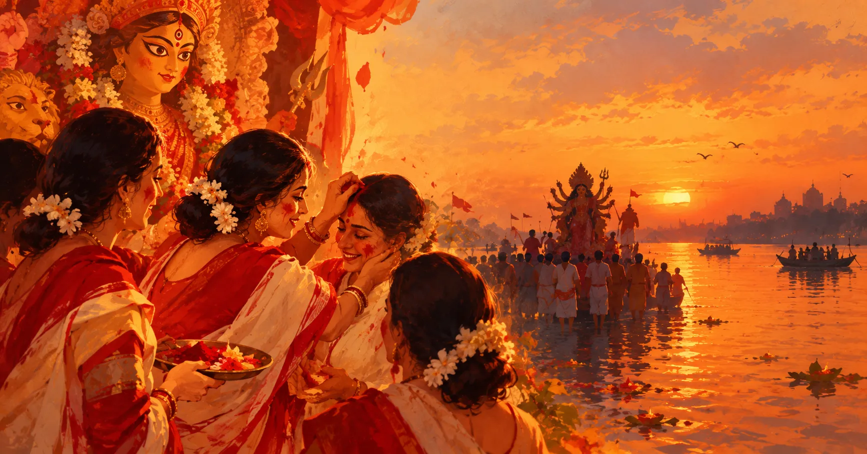 Durga Puja Wishes in Bengali