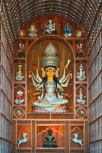 Durga puja statue